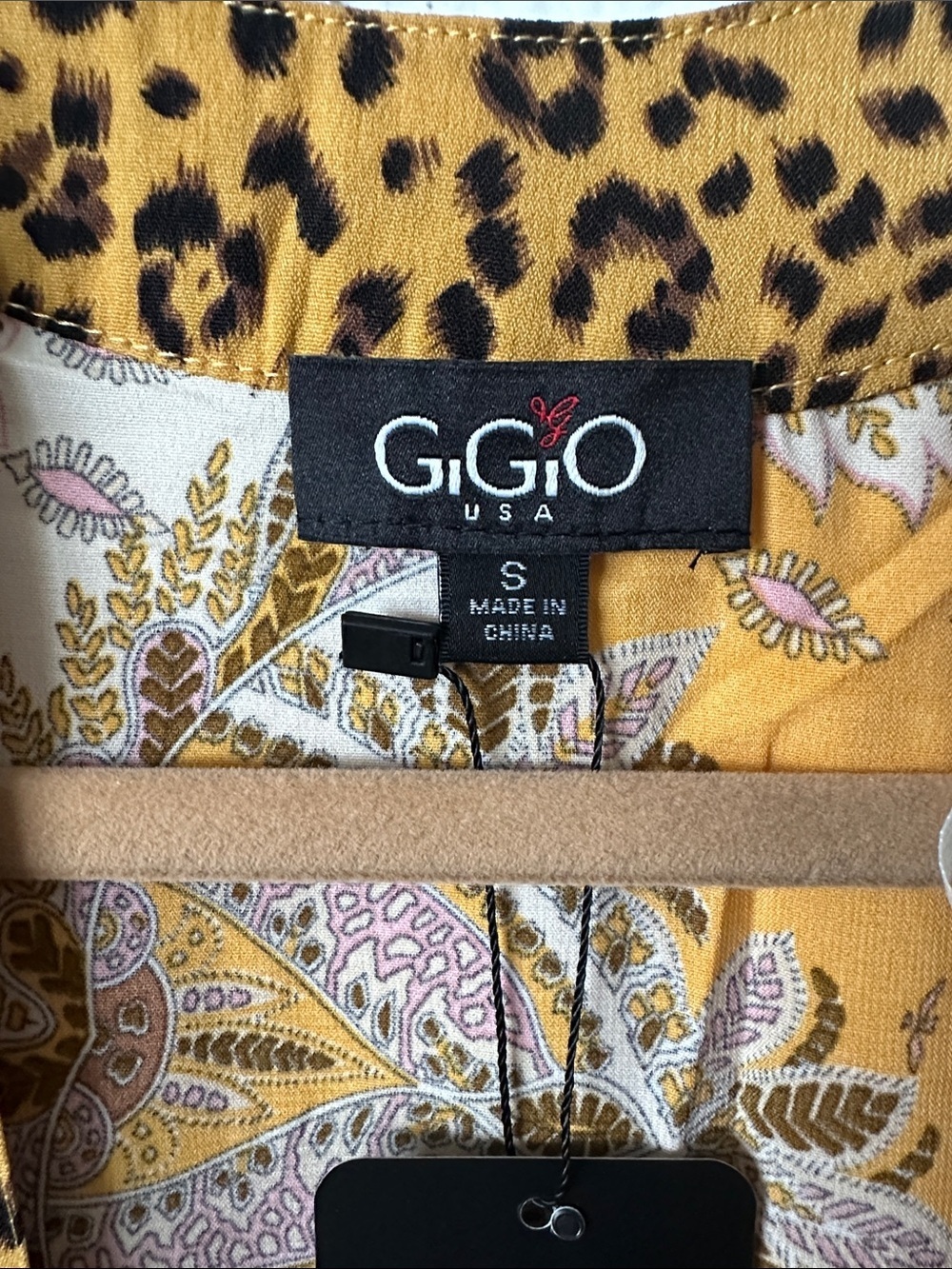 GigiO Bohemian Printed Lightweight Casual Kimono Loose Fit Small - Picture 7 of 7